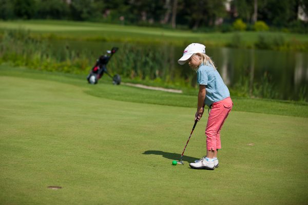 young golfer